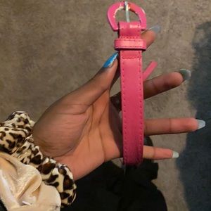 Old pink belt